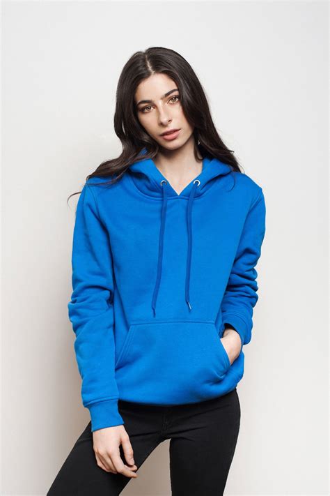 royal blue hoodie women.